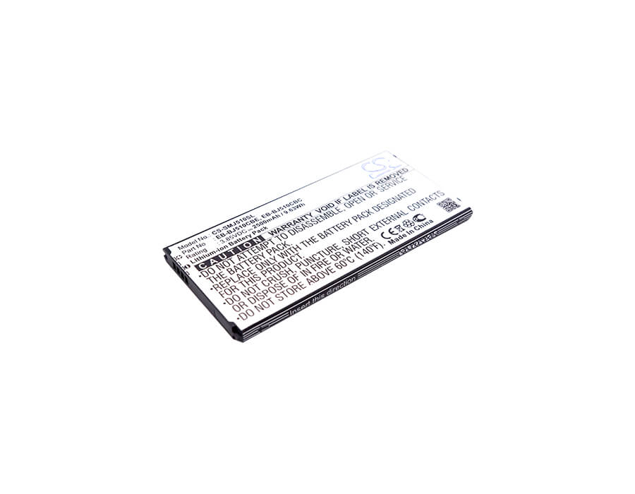 3.85V, 2500mAh, Li-ion Battery fits Samsung, Galaxy J5 2016, Galaxy J5 6 Duos, 9.625Wh