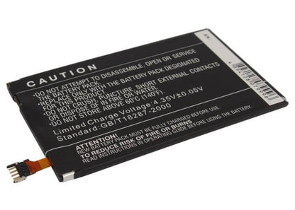 3.8V, 2450mAh, Li-Polymer Battery fits Verizon, Droid Razr Hd, Droid Razr Maxx, 9.31Wh