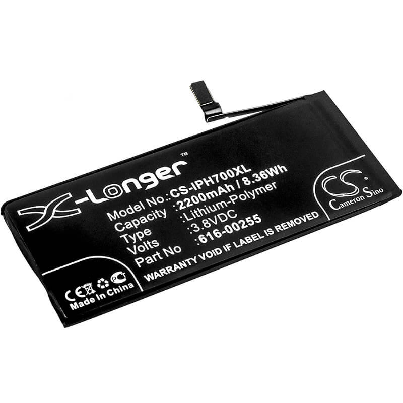 3.8V, 2200mAh, Li-Polymer Battery fits Apple, A1660, A1778, 8.36Wh