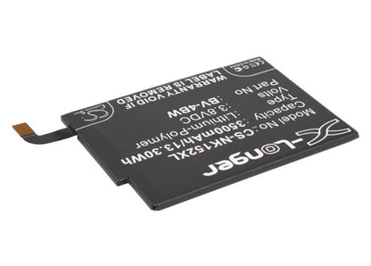 3.8V, 3500mAh, Li-Polymer Battery fits Nokia, Batman, Beastie, 13.3Wh