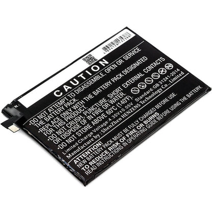 3.8V, 5000mAh, Li-Polymer Battery fits Alcatel, 5023f, One Touch Pixi 4 Plus Power, 19Wh