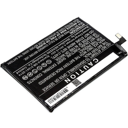 3.8V, 5000mAh, Li-Polymer Battery fits Alcatel, 5023f, One Touch Pixi 4 Plus Power, 19Wh