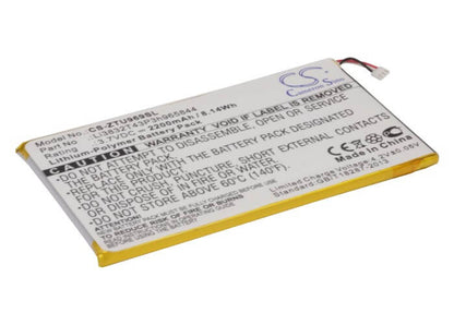 3.7V, 2200mAh, Li-Polymer Battery fits Amazing, A7, 8.14Wh