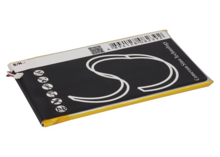 3.7V, 2200mAh, Li-Polymer Battery fits Amazing, A7, 8.14Wh