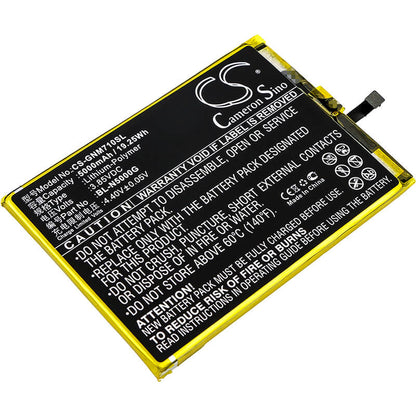 3.85V, 5000mAh, Li-Polymer Battery fits Gionee, Gn5007, Gn5007l, 19.25Wh