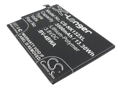 3.8V, 3500mAh, Li-Polymer Battery fits Microsoft, Lumia 1320, 13.3Wh