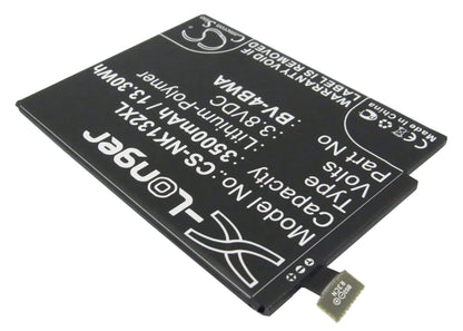 3.8V, 3500mAh, Li-Polymer Battery fits Microsoft, Lumia 1320, 13.3Wh