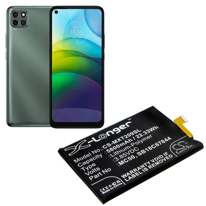 3.85V, 5800mAh, Li-Polymer Battery fits Lenovo, K12 Pro, K12 Pro 2020, 22.33Wh