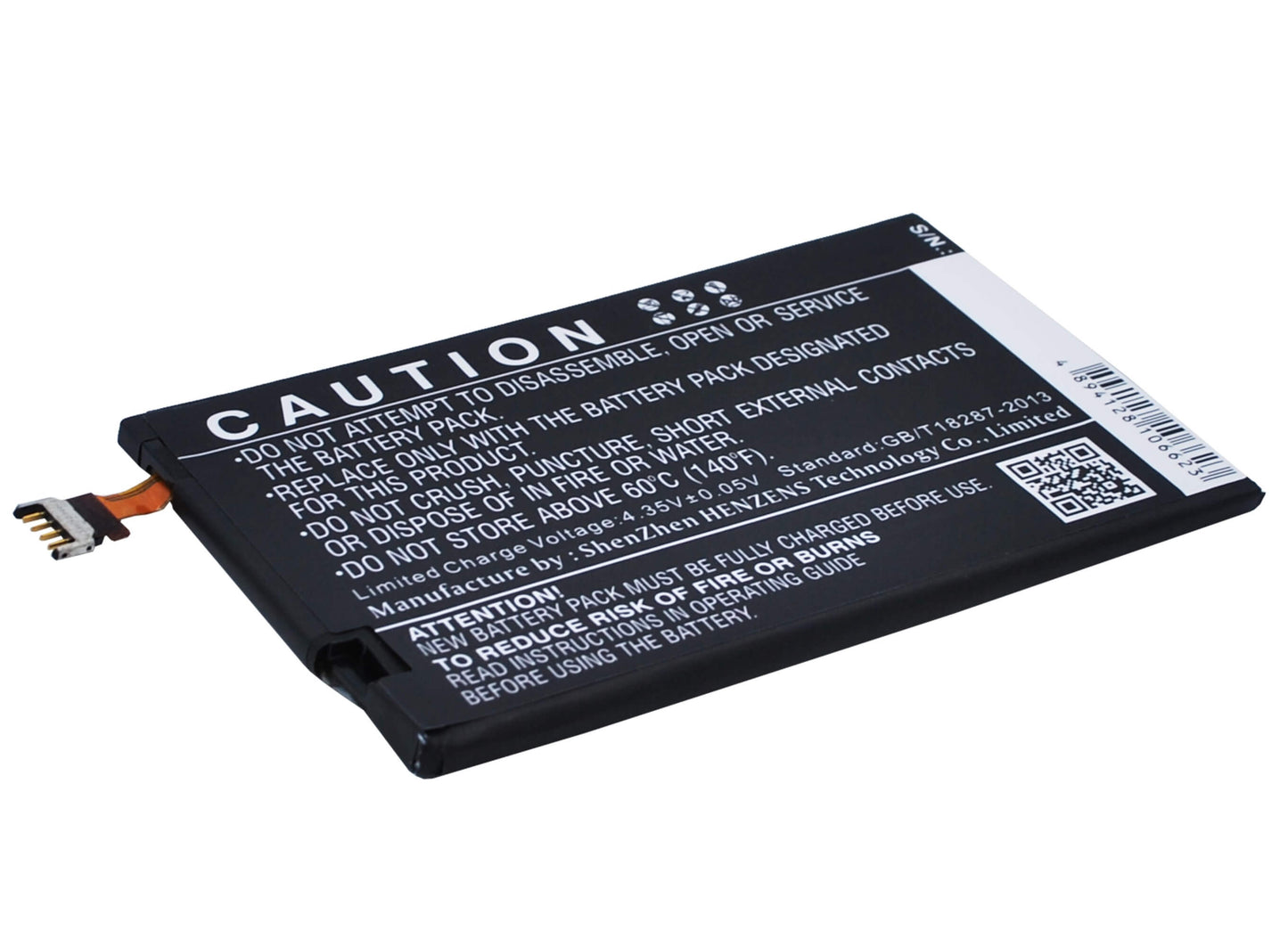 3.8V, 3200mAh, Li-Polymer Battery fits Motorola, Droid Razr Hd, Droid Razr Maxx Hd, 12.16Wh