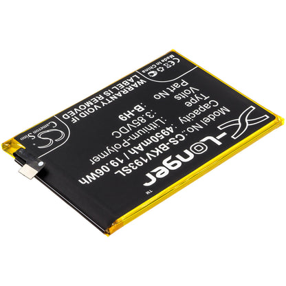 3.85V, 4950mAh, Li-Polymer Battery fits Bbk, V1934, Vivo Y19 2019, 19.0575Wh
