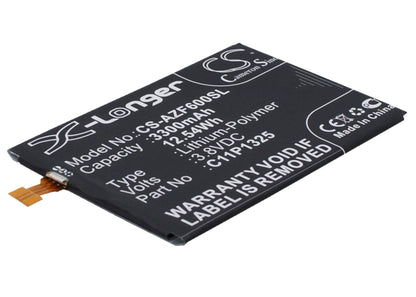 3.8V, 3300mAh, Li-Polymer Battery fits Asus, A600, A600cg, 12.54Wh