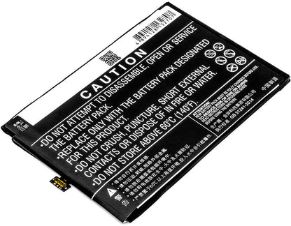 3.85V, 4900mAh, Li-Polymer Battery fits Nubia, N1, Nx541j, 18.865Wh