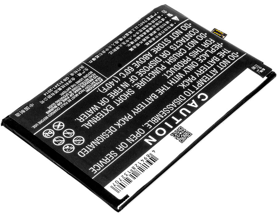 3.85V, 4900mAh, Li-Polymer Battery fits Zte, Nubia N1, Nx541j, 18.865Wh