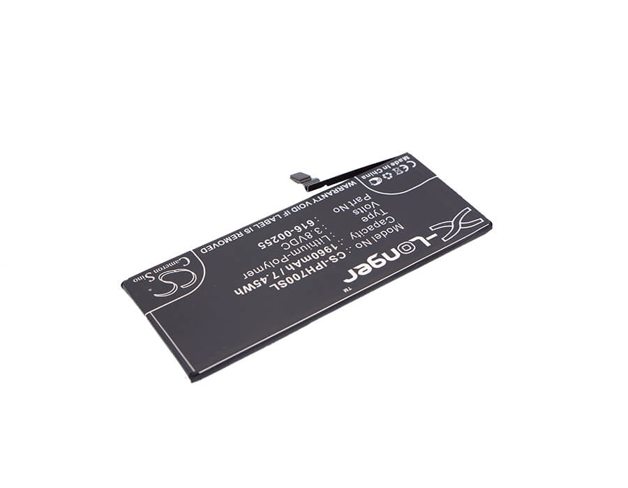 3.8V, 1960mAh, Li-Polymer Battery fits Apple, A1660, A1778, 7.448Wh