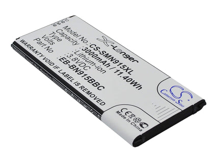 CS-SMN915XL, Mobile, Smartphone 3.8V, 3000mAh, Li-ion Battery fits Samsung, Galaxy Note Edge, Note Edge 4g, 11.4Wh