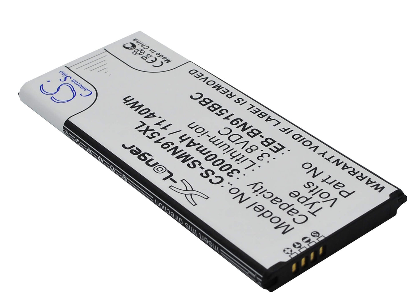 CS-SMN915XL, Mobile, Smartphone 3.8V, 3000mAh, Li-ion Battery fits Samsung, Galaxy Note Edge, Note Edge 4g, 11.4Wh