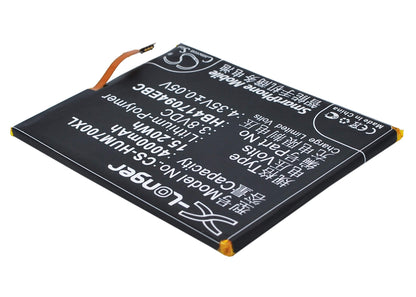 3.8V, 4000mAh, Li-Polymer Battery fits Huawei, Ascend Mate 7, Ascend Mate 7 Dual Sim, 15.2Wh