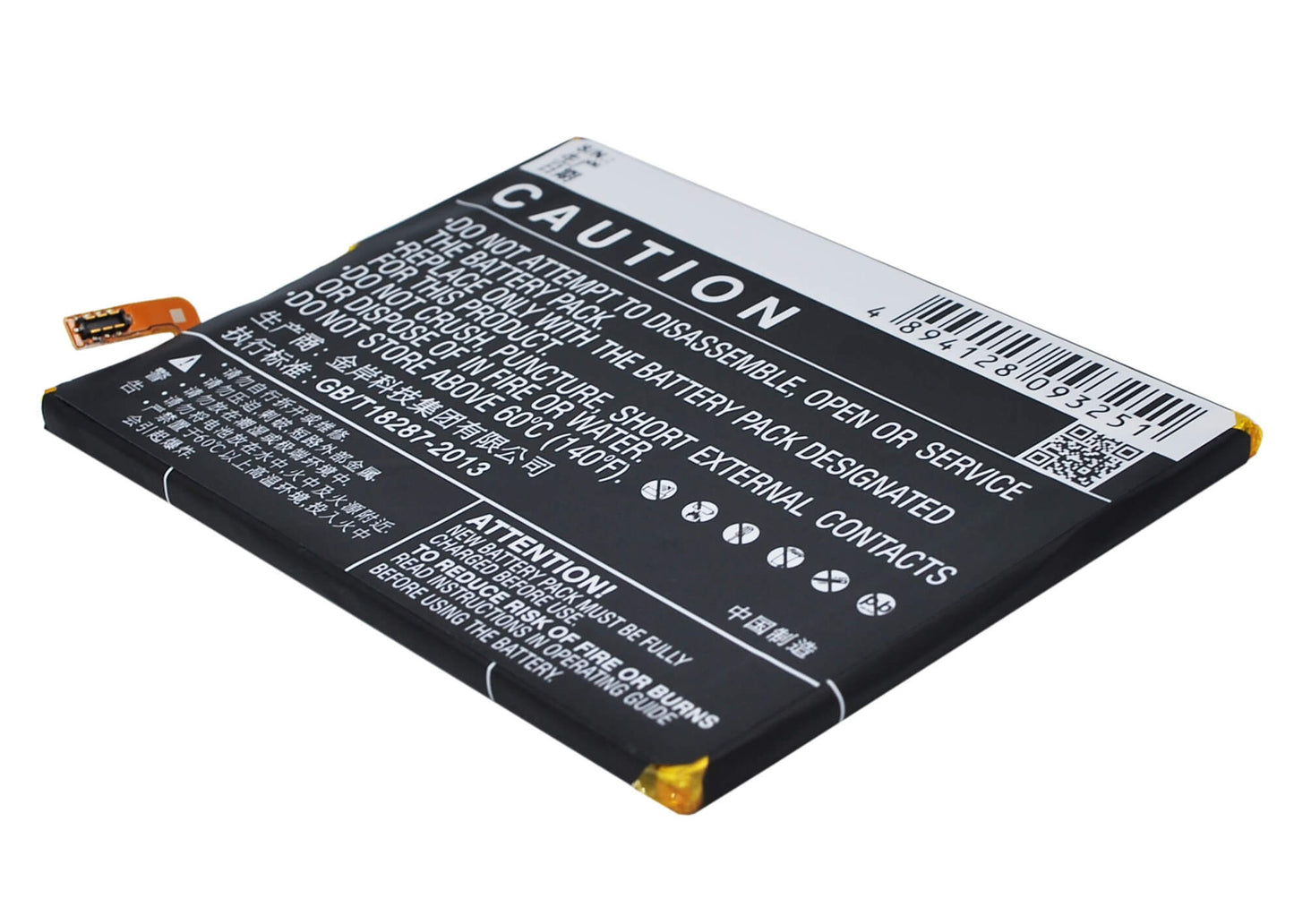 3.8V, 4000mAh, Li-Polymer Battery fits Huawei, Ascend Mate 7, Ascend Mate 7 Dual Sim, 15.2Wh