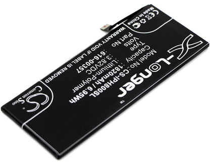 3.82V, 1820mAh, Li-Polymer Battery fits Apple, A1863, Iphone 8, 6.9524Wh