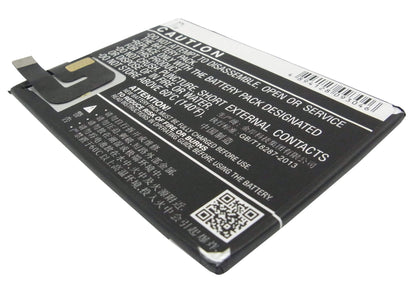 3.8V, 3200mAh, Li-Polymer Battery fits Bbk, Vivo X520, Vivo X520a, 12.16Wh