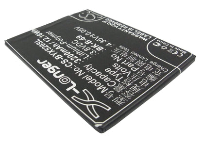 3.8V, 3200mAh, Li-Polymer Battery fits Vivo, X520, X520a, 12.16Wh
