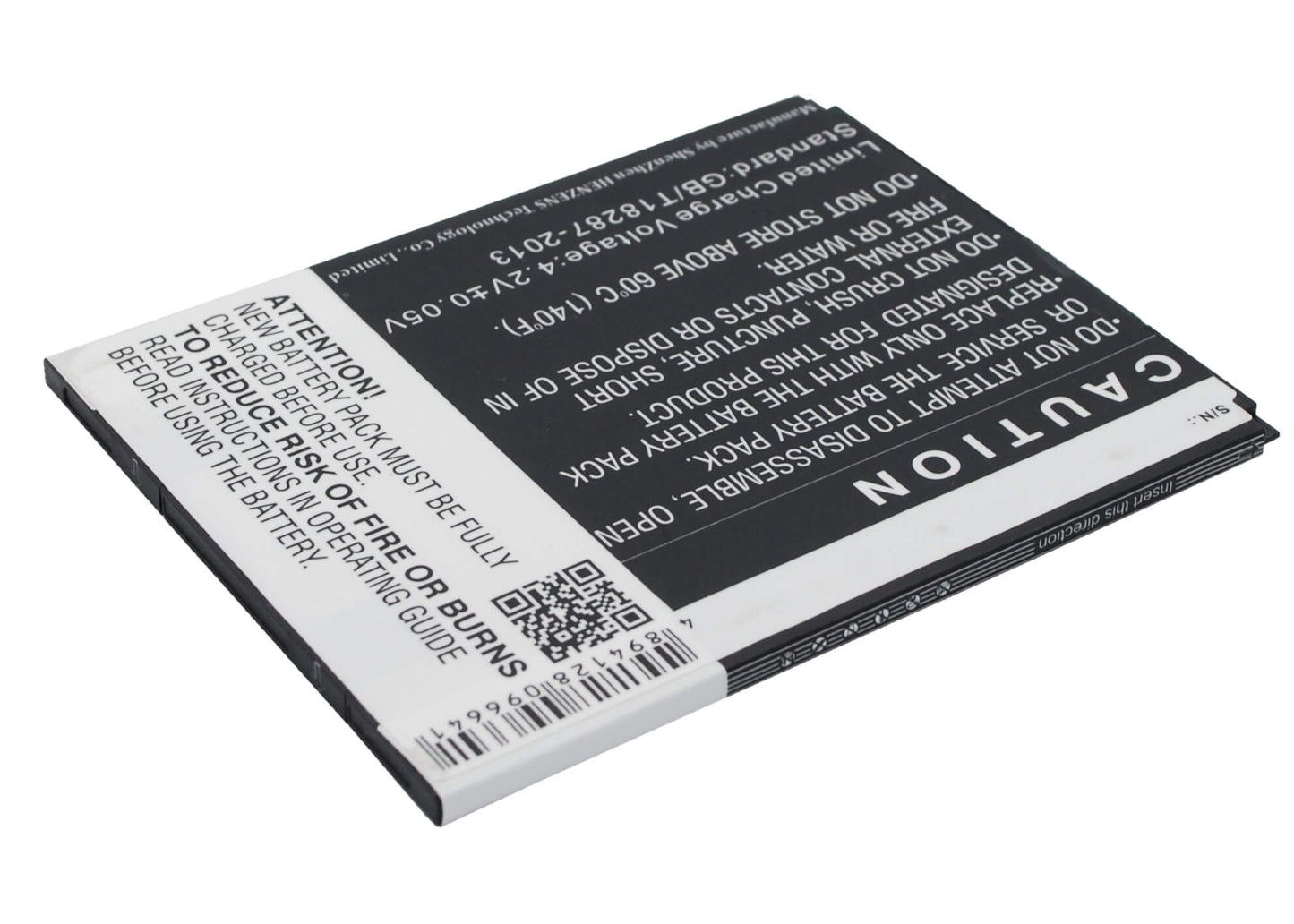 3.7V, 2600mAh, Li-Polymer Battery fits Kazam, Trooper 2 X6.0, Trooper 6.0, 9.62Wh