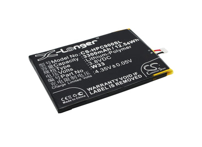 3.8V, 3300mAh, Li-Polymer Battery fits Honphone, C900, W33, 12.54Wh
