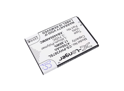 3.7V, 4700mAh, Li-Polymer Battery fits Philips, Xenium V387, 17.39Wh