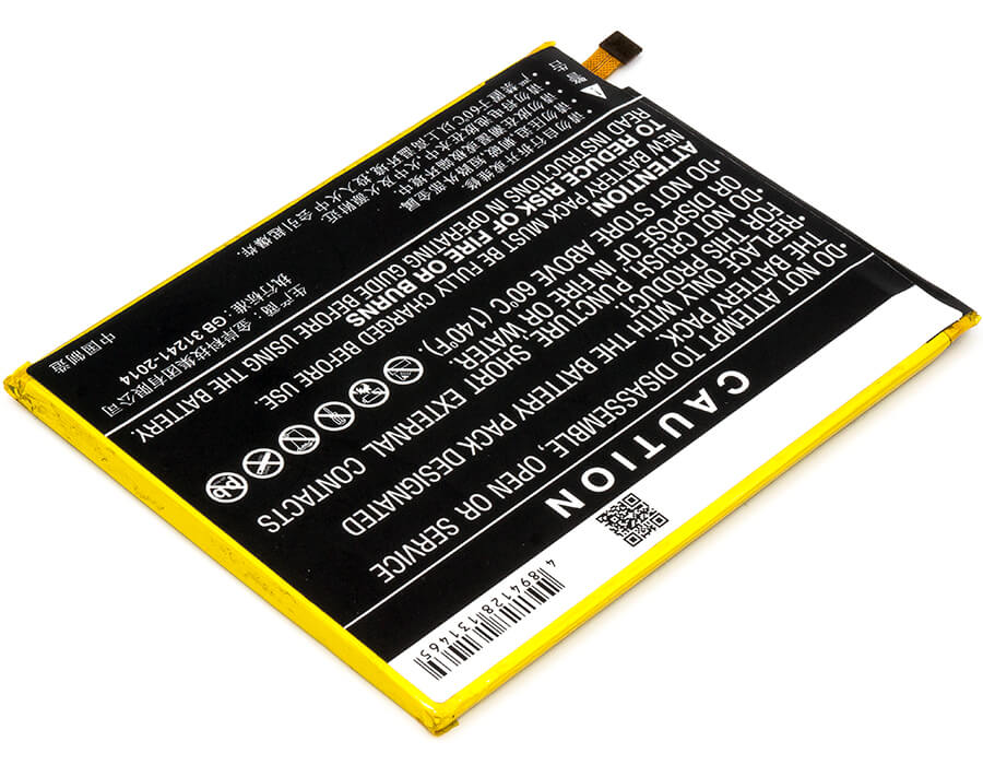 3.85V, 4050mAh, Li-Polymer Battery fits Zte, Blade Z Max, Z982, 15.5925Wh