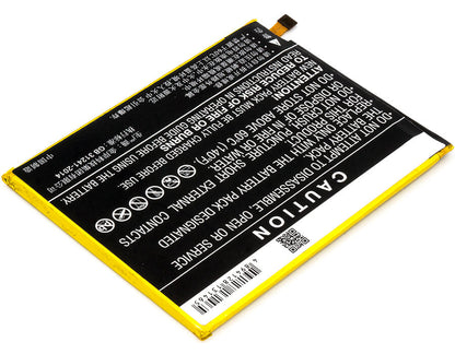 3.85V, 4050mAh, Li-Polymer Battery fits Zte, Blade Z Max, Z982, 15.5925Wh