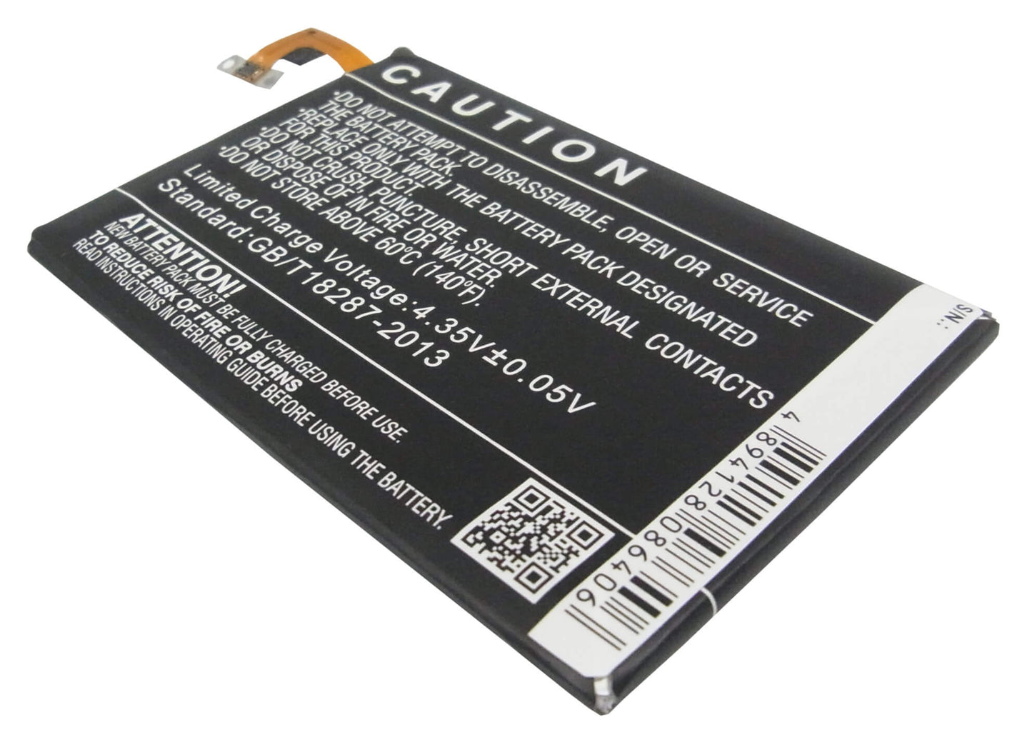 3.8V, 2600mAh, Li-Polymer Battery fits Htc, 0p8b200, 0paj5, 9.88Wh