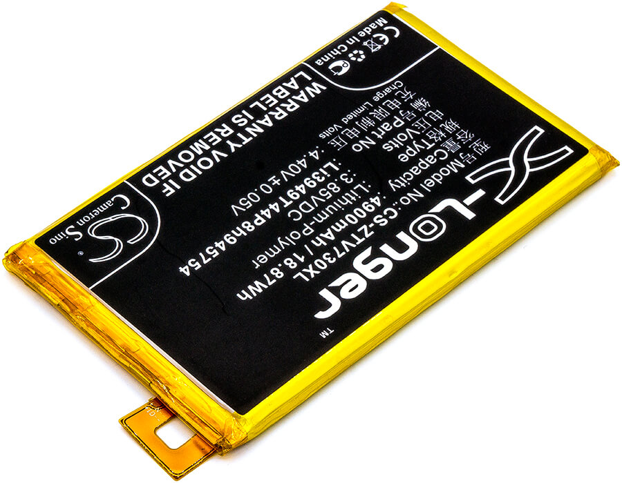 3.85V, 4900mAh, Li-Polymer Battery fits Zte, Blade A2 Plus, Blade A2 Plus Dual Sim Td-lte, 18.865Wh