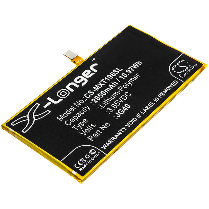 3.85V, 2850mAh, Li-Polymer Battery fits Motorola, Moto G7 Plus, Moto G7 Plus Dual Sim, 10.9725Wh