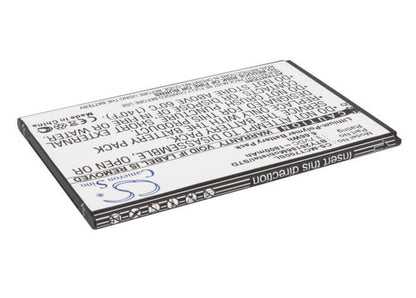 3.7V, 1800mAh, Li-Polymer Battery fits Mobistel, Cynus T7, Mt-600s, 6.66Wh