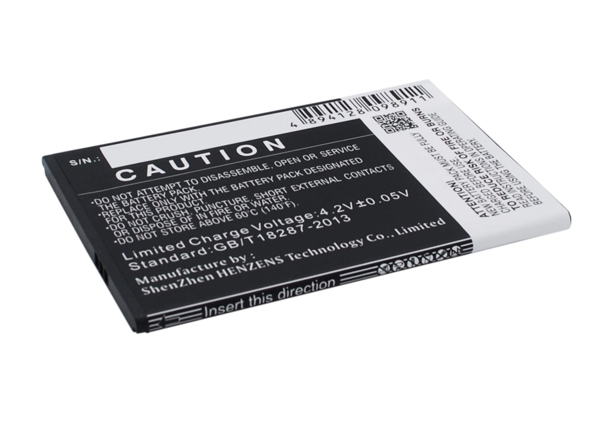 3.7V, 2600mAh, Li-ion Battery fits Mobistel, Cynus T7, Mt-600s, 9.62Wh