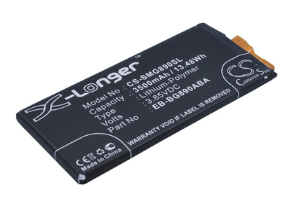 3.85V, 3500mAh, Li-Polymer Battery fits Samsung, Galaxy S6 Active, Galaxy S6 Active Lte-a, 13.475Wh