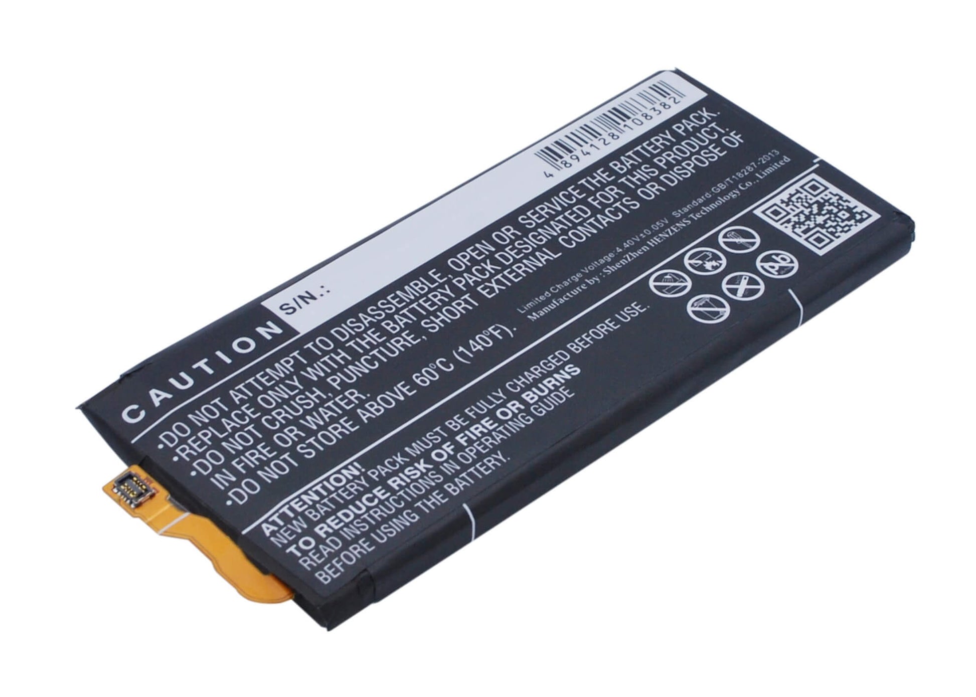 3.85V, 3500mAh, Li-Polymer Battery fits Samsung, Galaxy S6 Active, Galaxy S6 Active Lte-a, 13.475Wh