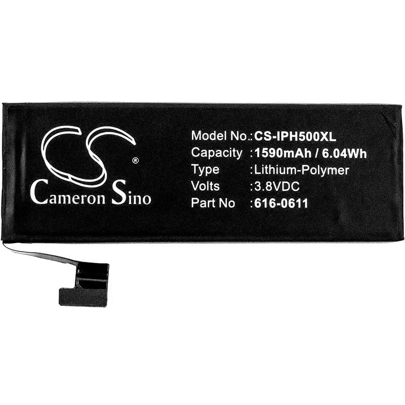 3.8V, 1590mAh, Li-Polymer Battery fits Apple, A1428, A1429, 6.042Wh
