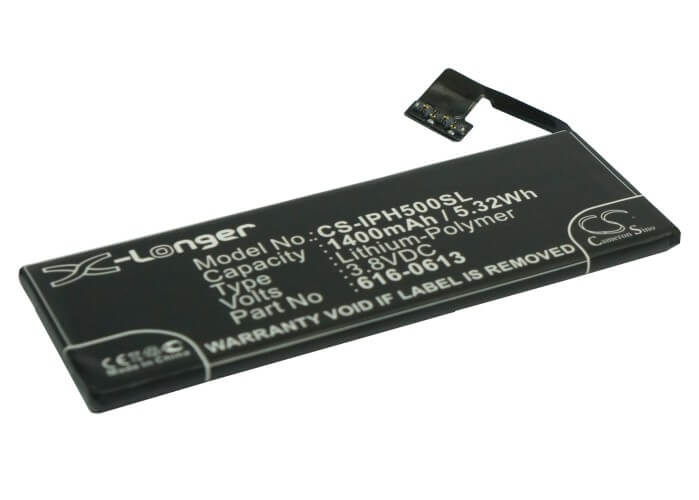 3.8V, 1400mAh, Li-Polymer Battery fits Apple, A1428, A1429, 5.32Wh