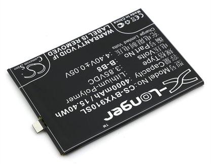 3.85V, 4000mAh, Li-Polymer Battery fits Vivo, X9 Plus, X9 Plus Dual Sim, 15.4Wh