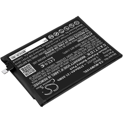 3.85V, 5700mAh, Li-Polymer Battery fits Redmi, M2010j19ct, Note 9 4g, 21.945Wh