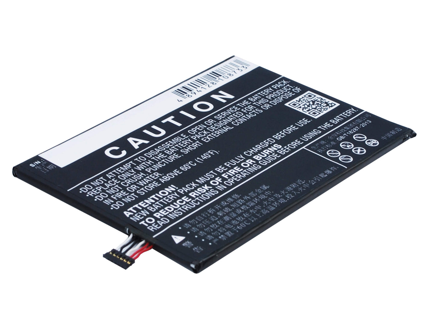 3.8V, 3500mAh, Li-Polymer Battery fits Tcl, M823, N1 Max, 13.3Wh