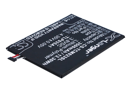 3.8V, 3500mAh, Li-Polymer Battery fits Alcatel, 7070x, N1 Max, 13.3Wh