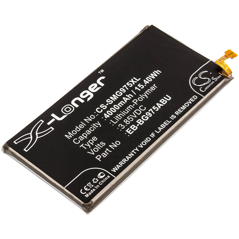 3.85V, 4000mAh, Li-Polymer Battery fits Samsung, Galaxy S10 Plus, Galaxy S10+, 15.4Wh