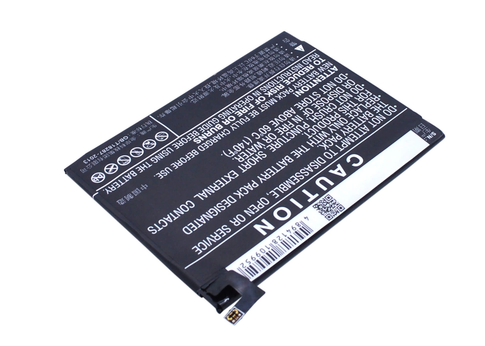 3.8V, 3300mAh, Li-Polymer Battery fits Letv, Max, Mx1, 12.54Wh