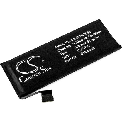 3.8V, 1700mAh, Li-Polymer Battery fits Apple, A1234, A1457, 6.46Wh