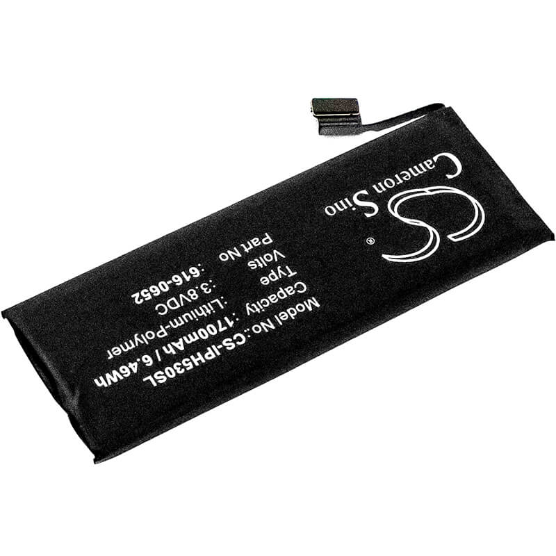 3.8V, 1700mAh, Li-Polymer Battery fits Apple, A1234, A1457, 6.46Wh