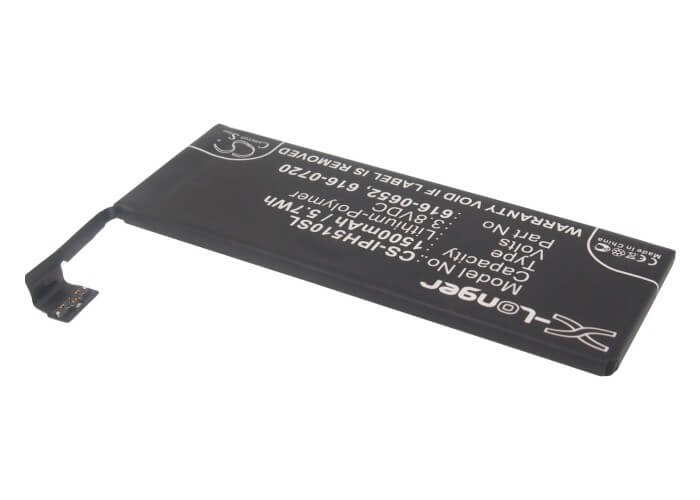 3.8V, 1500mAh, Li-Polymer Battery fits Apple, A1234, A1457, 5.7Wh