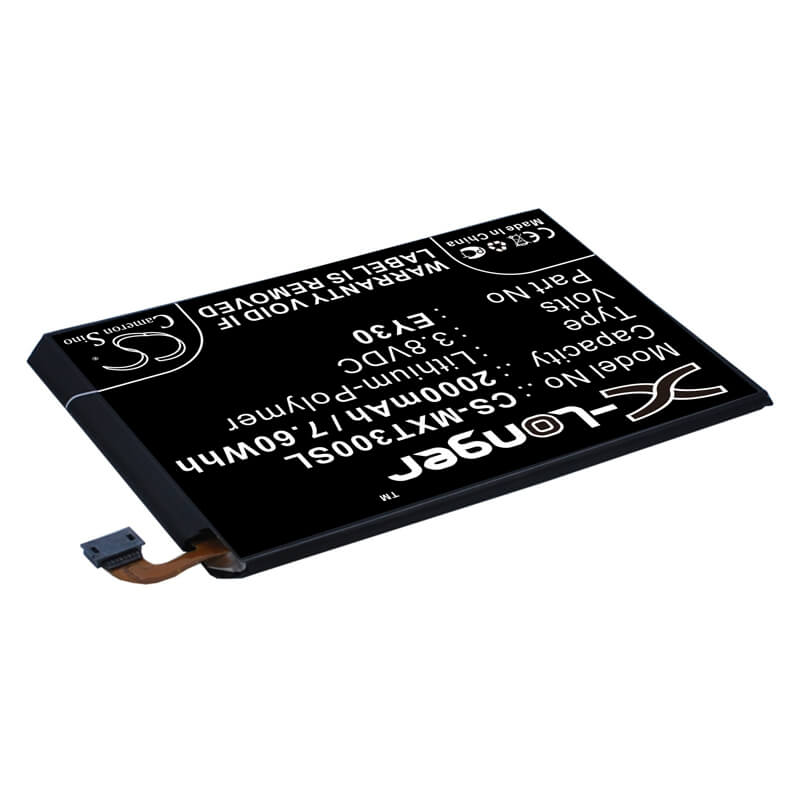 3.8V, 2000mAh, Li-Polymer Battery fits Motorola, Moto X 2nd 2015, Moto X 3605, 7.6Wh