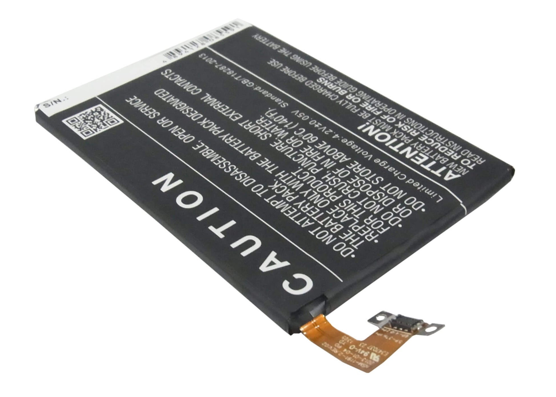 3.8V, 3200mAh, Li-Polymer Battery fits Htc, 901s, Butterfly S, 12.16Wh
